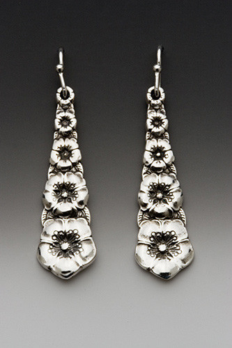 Hibiscus Spoon Earrings