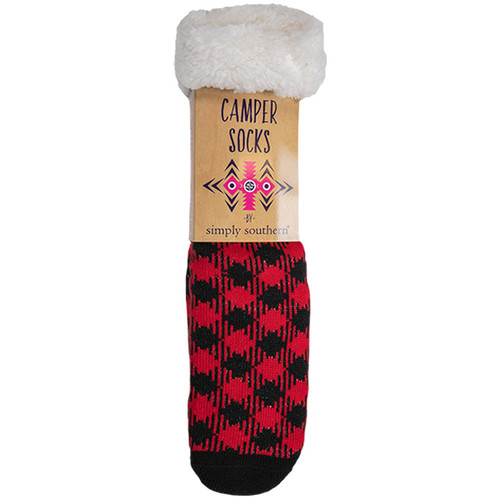 Plaid Camper Socks by Simply Southern