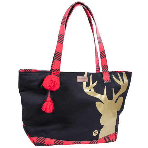 Deer Canvas Tote by Simply Southern