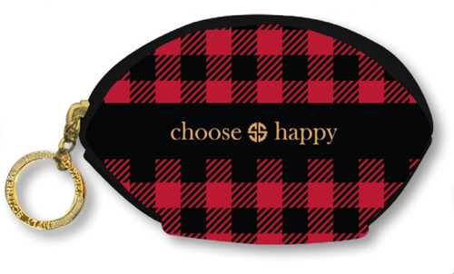 Tartan Coin Purse Keychain by Simply Southern