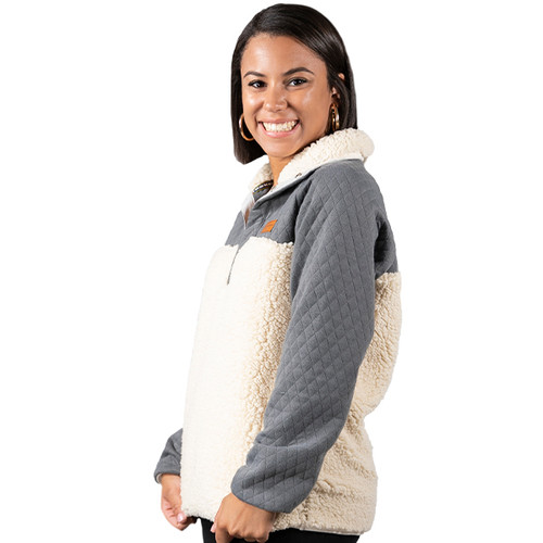 Large Cream Fleece Pullover by Simply Southern