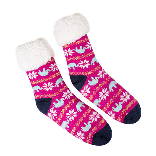 Pink Elephant Camper Sock by Simply Southern