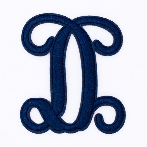 Letter "D"  Navy Monogram by Simply Southern