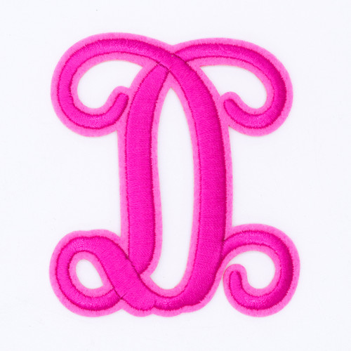 Letter "D"  Pink Monogram by Simply Southern
