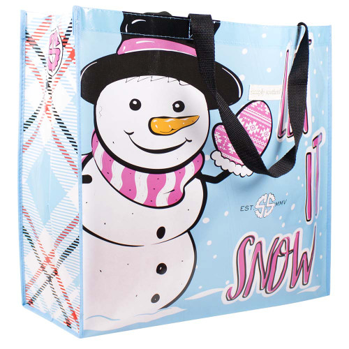 Simply Southern Eco Totes: Let it Snow Shopper Eco Tote by Simply Southern