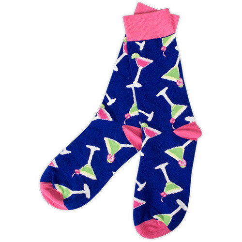 Cocktail Preppy Sock by Simply Southern