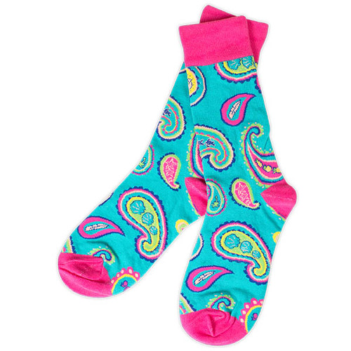 Paisley Preppy Sock by Simply Southern