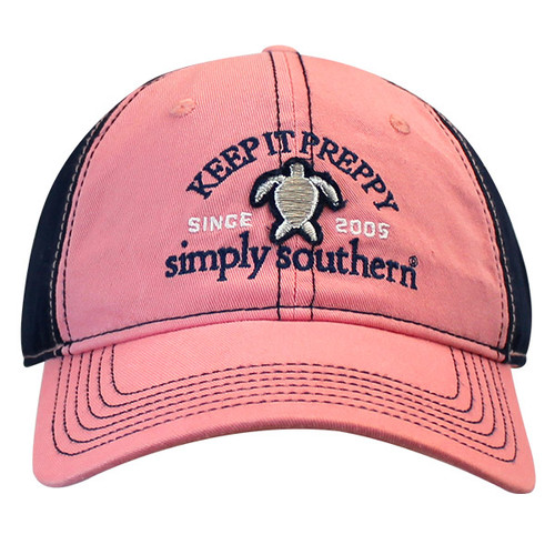 Keep It Preppy Peony Hat by Simply Southern