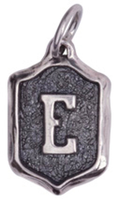 Letter "E" Heroic Insignia Charm by Waxing Poetic