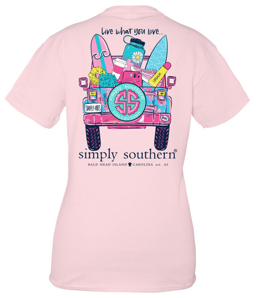 Small Live What You Love Lulu Short Sleeve Tee by Simply Southern