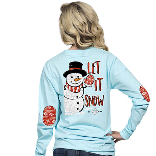 Small Snow Marine Long Sleeve Tee by Simply Southern