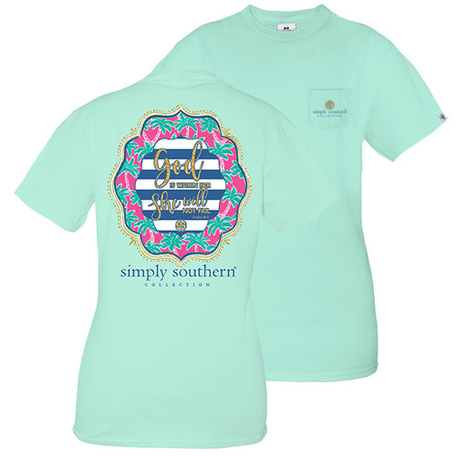 XLarge God Is Within Her She Will Not Fail Short Sleeve Tee by Simply Southern