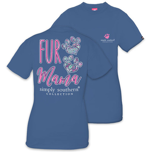 Large Fur Mama Short Sleeve Tee by Simply Southern