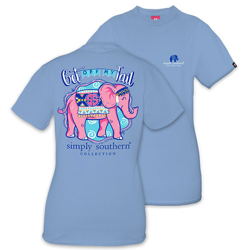 Medium Get Off My Tail Short Sleeve Tee by Simply Southern