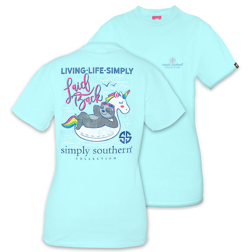 Medium Living Life Simply Laid Back Short Sleeve Tee by Simply Southern