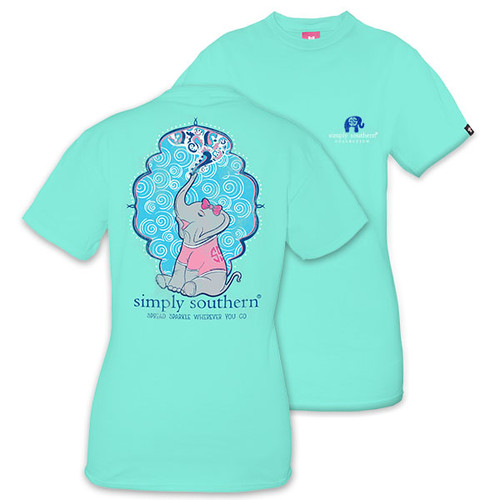 Large Spread Sparkle Wherever You Go Short Sleeve Tee by Simply Southern