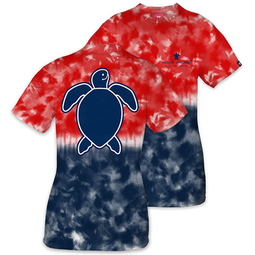 XXLarge Save the Turtles Logo America Short Sleeve Tee by Simply Southern