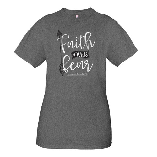 XLarge Faith Over Fear Simply Faithful Short Sleeve Tee by Simply Southern