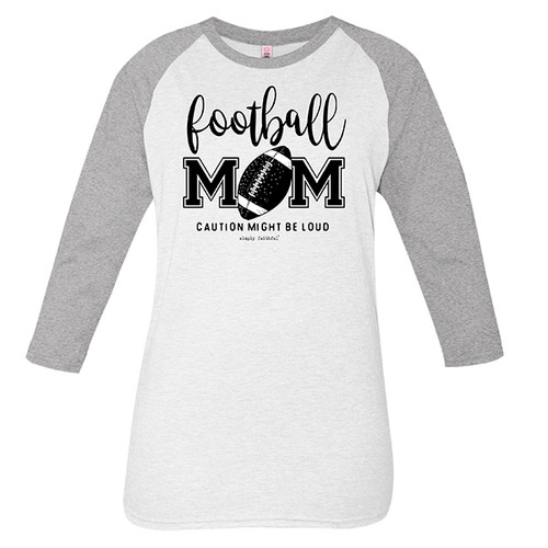 Medium Football Mom Simply Faithful Tee by Simply Southern