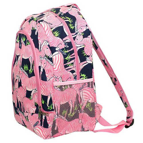 Zebra Pink Backpack by Simply Southern