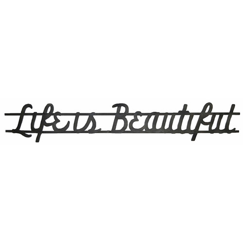 11" x 60" Life Is Beautiful Mercantile Sign by Sugarboo Designs