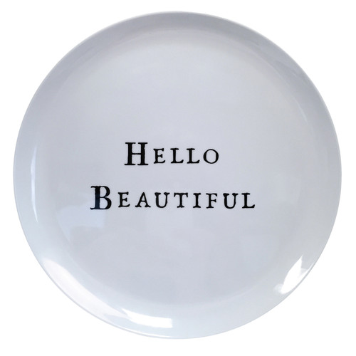 10" Hello Series Melamine Plates (Set of 10) by Sugarboo Designs - Special Order (Available April)