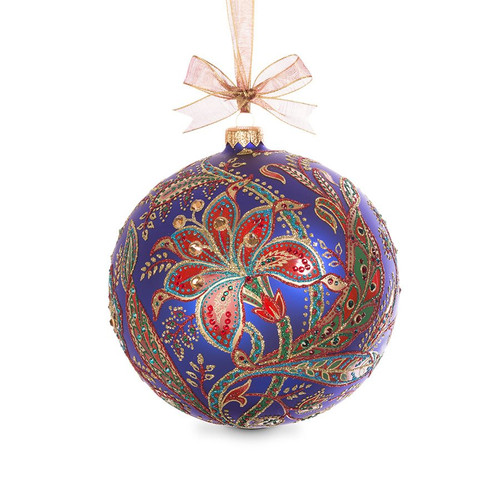 Jay Strongwater 2017 Opulent Glass Ornament