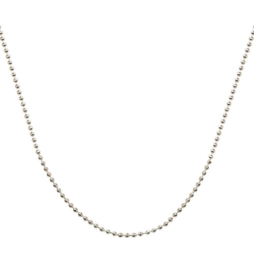 18" Sterling Silver 1mm Ball Chain - TLSJ BRAND