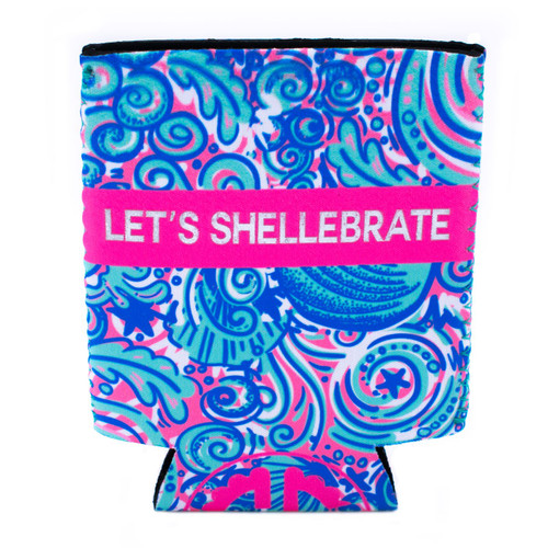 Let's Shellebrate Beverage Holder Koozie by Simply Southern