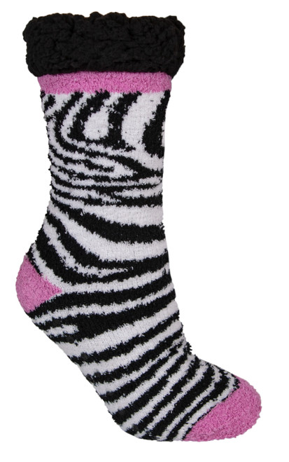 Zebra Camper Socks by Simply Southern