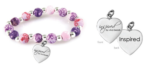 Inspired Classic Silver Ball Bracelet - Plum Orchard