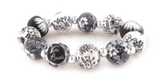 Forever Yours Jumbo Silver Ball Bracelet