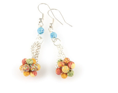 Pumpkin Spice Swing Earring