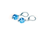 Blue Bikini Classic Silver Ball Earring
