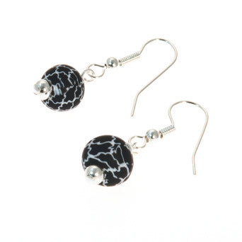 Material Multi Classic Silver Ball Earring
