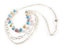 Love Nature Silver Tiered Necklace