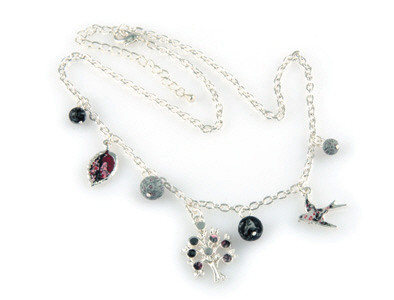 Candy Apple Charm Necklace