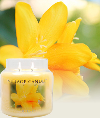 Freesia 26 oz. Premium Round by Village Candles
