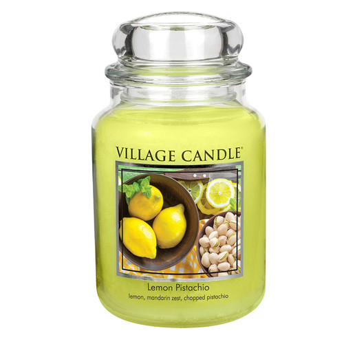 Lemon Pistachio 26 oz. Premium Round by Village Candles
