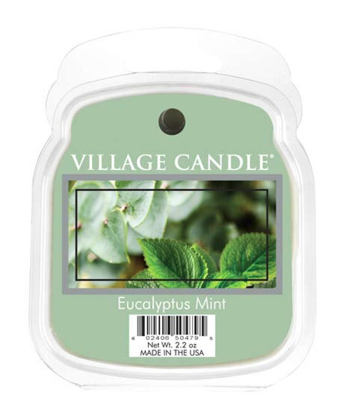 Eucalyptus Mint Fragranced Wax Melts by Village Candles