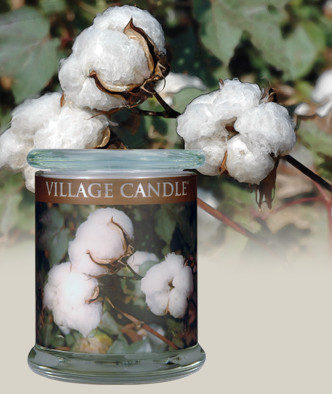 21 oz. Cotton Fields Radiance Wooden Wick Village Candle