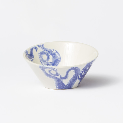 Vietri Costiera Blue Octopus Small Bowl