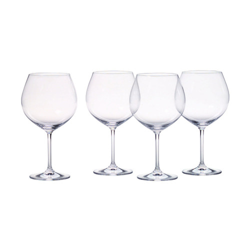 FOUR VINTAGE WINE GLASSES — Marvalene