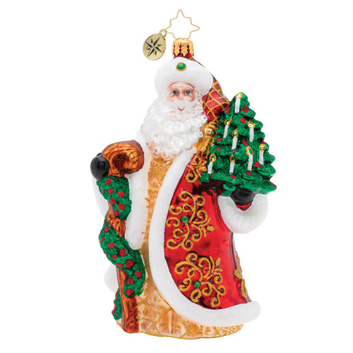 Magnificent Santa Ornament by Christopher Radko