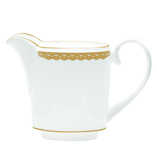 Lismore Lace Gold Creamer by Waterford - Special Order