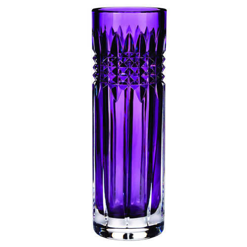 Fleurology Tina Amethyst 9" Bud Vase by Waterford