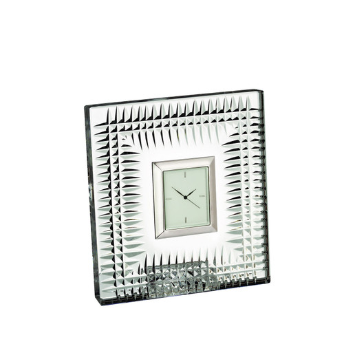 Lismore Diamond Bedside Clock by Waterford - Special Order