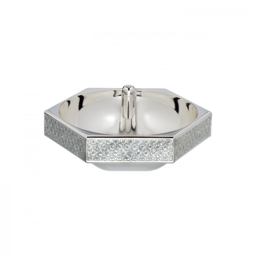 Lismore Diamond Silver Ring Holder by Waterford