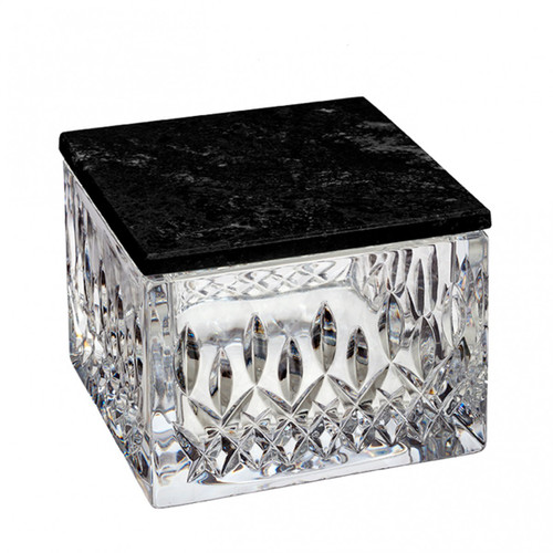 Lismore Covered Box with Marble Lid by Waterford