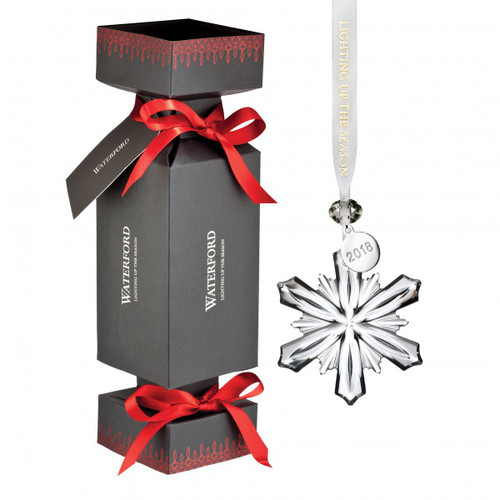 Cracker with Mini Snowflake Ornament by Waterford